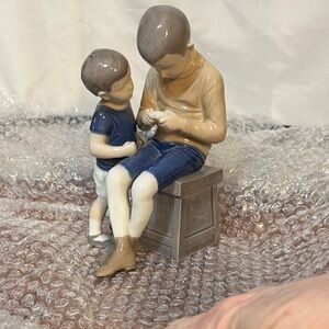 Vintage Bing & Grondahl ceramic figure “Tom and Willie.” Signed